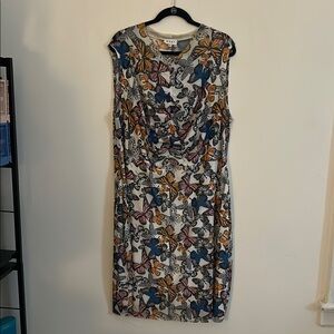 WRAY Multicolor Butterfly Print Dress